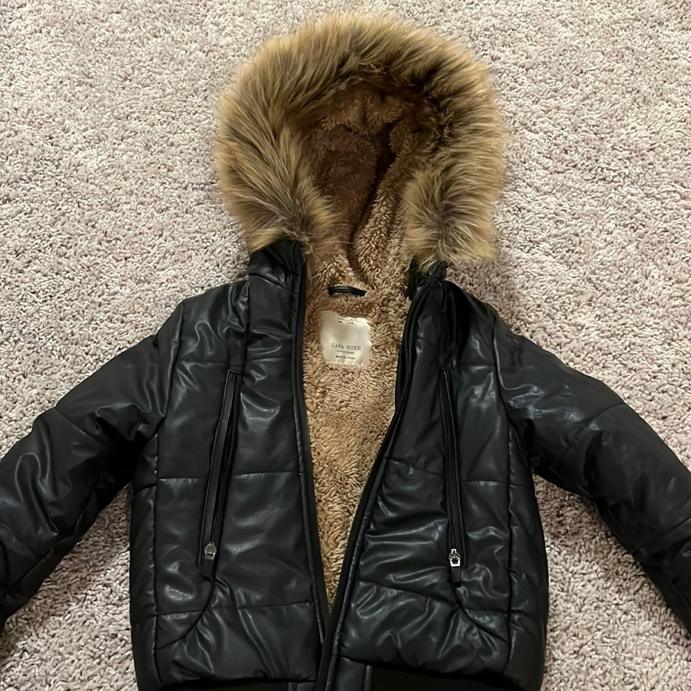 Zara boys warm coat size 6